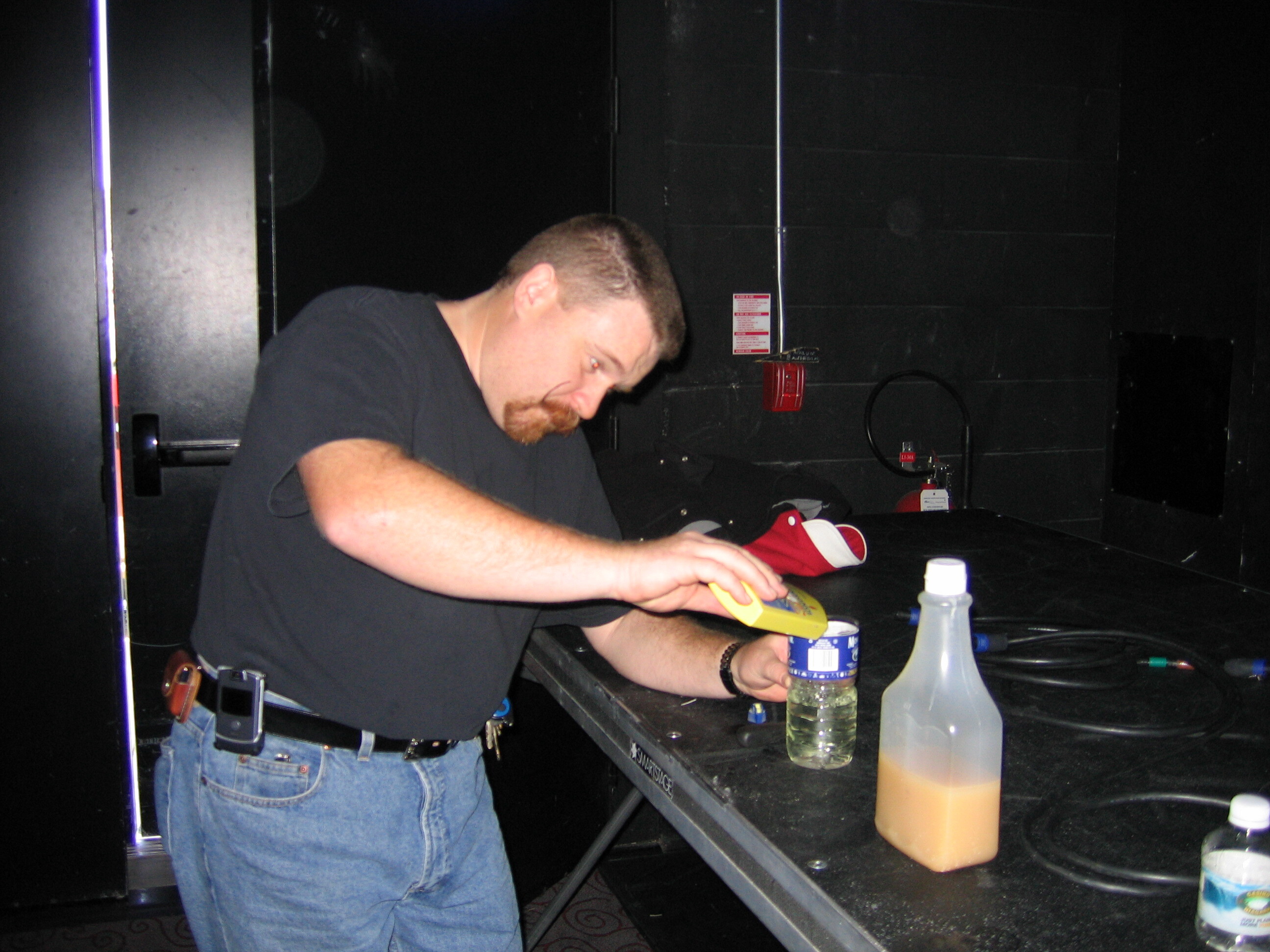 Special Effect Pyrotechnician, Micheal prepares a Flame Composition mixture, MOTD