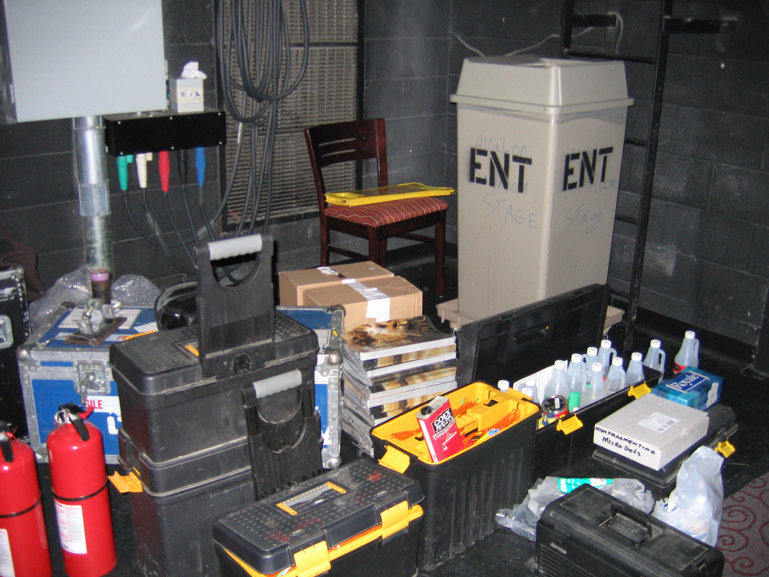 Unloading of Equipment at Falls View Casino