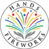 hands fireworks